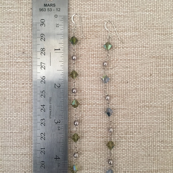 Beaded Dangle Earrings - Picture 2 of 5